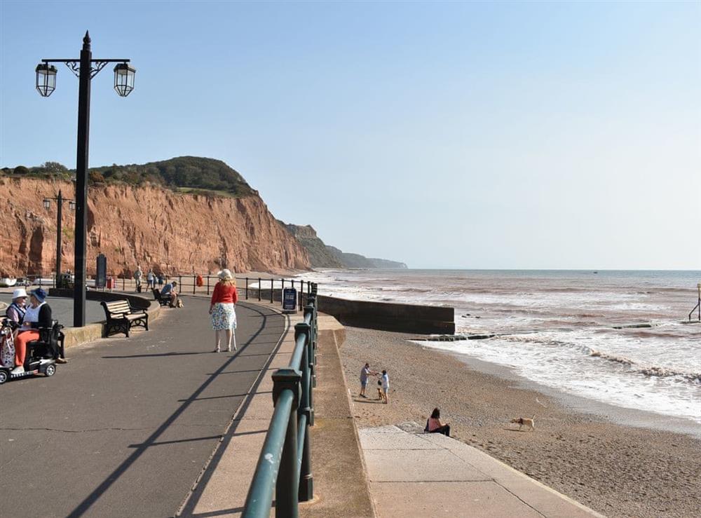 Sidmouth seafront at The Coastal Hideaway in Sidmouth, Devon