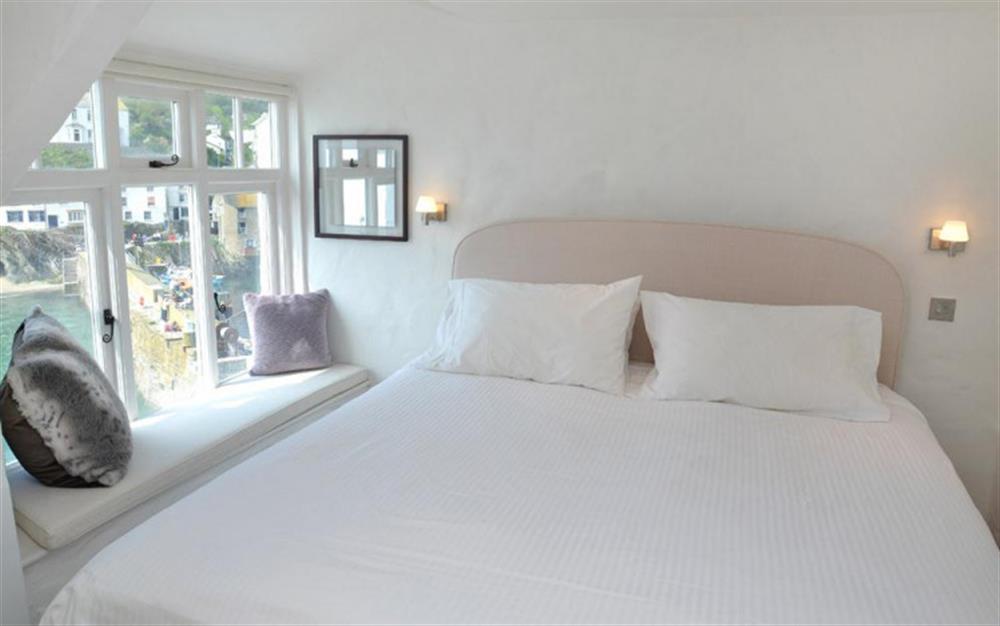 Another view of the master double bedroom at The Cobbles in Polperro