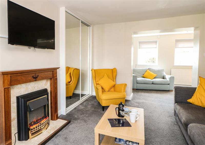 Relax in the living area at The Collingwood Apartment A, Tynemouth
