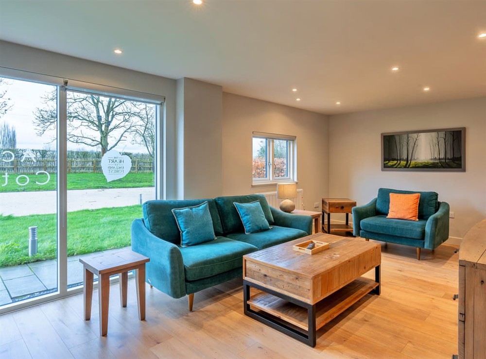 Open plan living space at The Compass Place in Alcester, Warwickshire