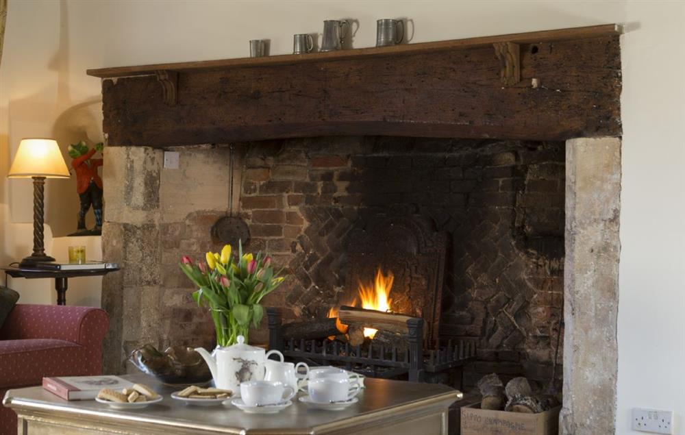 Enjoy a cosy and warming fire on a chilly evening at The Coppice, Ashton under Hill