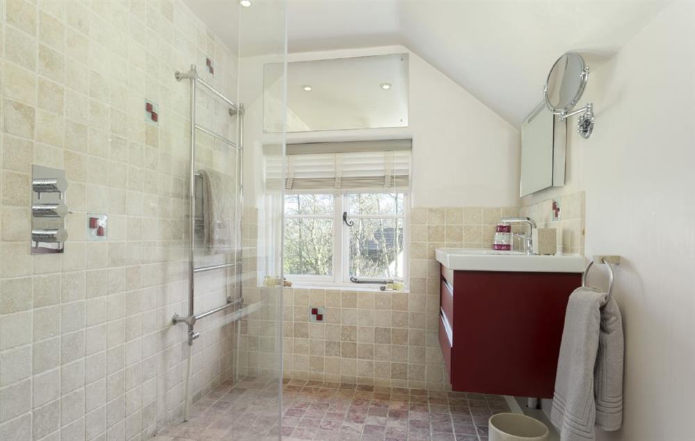 Spacious shower room at The Coppice, Ashton under Hill