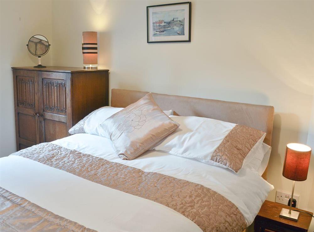 Cosy double bedroom at The Coracle in Seahouses, Northumberland