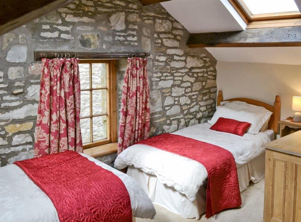 Twin bedroom at The Corn Mill in Branthwaite, near Cockermouth, Cumbria