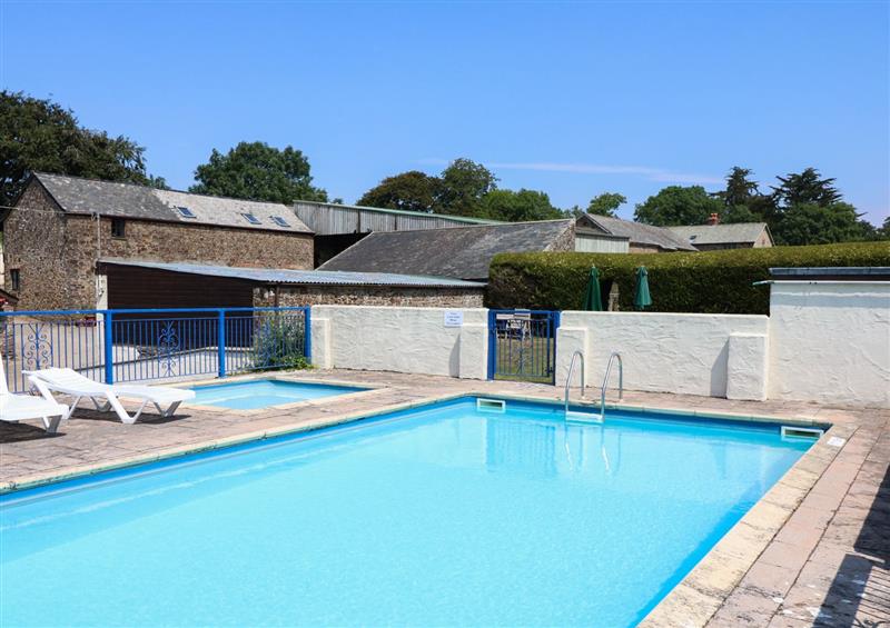 Enjoy the swimming pool at The Corn Tallet, Westleigh near Bideford