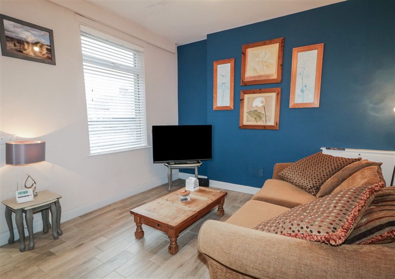 The living area at The Corner House, Londonderry