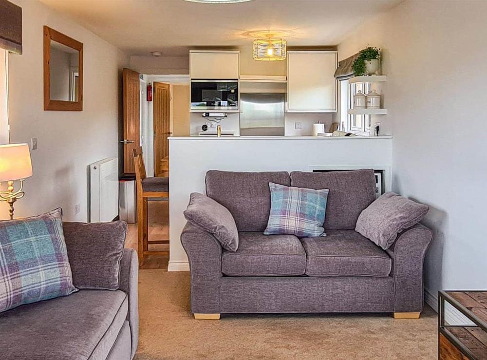 Open plan living space (photo 2) at The Cosy Cabin in Biggar, Lanarkshire