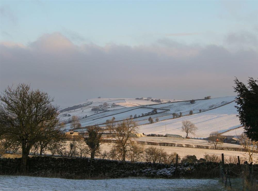 Surrounding area in Winter at The Cosy Stable in Leek, Staffordshire