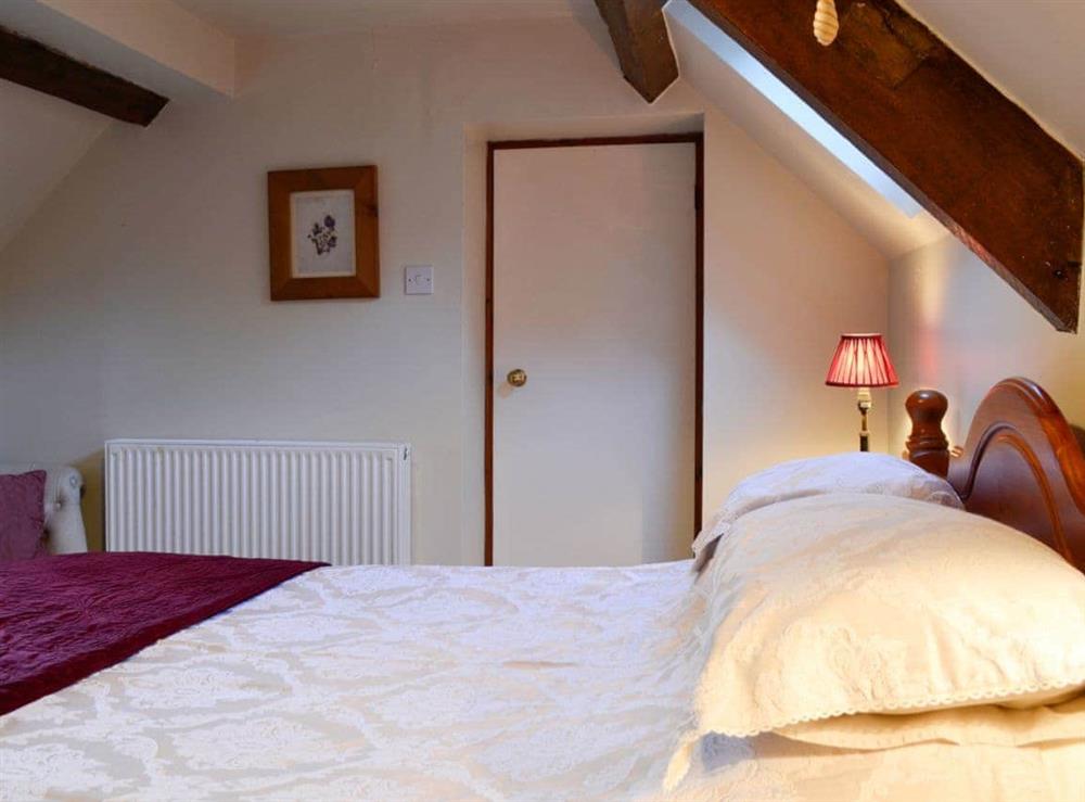 Comfortable double bedroom at The Cot in Bussage, near Cirencester, Gloucestershire