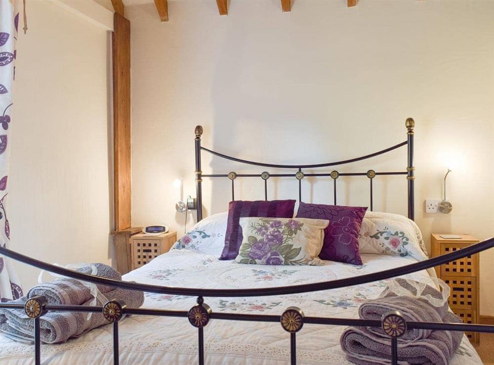 Comfortable double bedroom at The Cotes in Upper Welland, near Malvern, Worcestershire