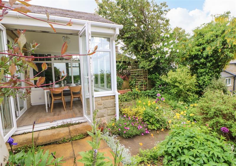 Enjoy the garden at The Cottage, 5 Richley Terrace, Ingoe near Matfen