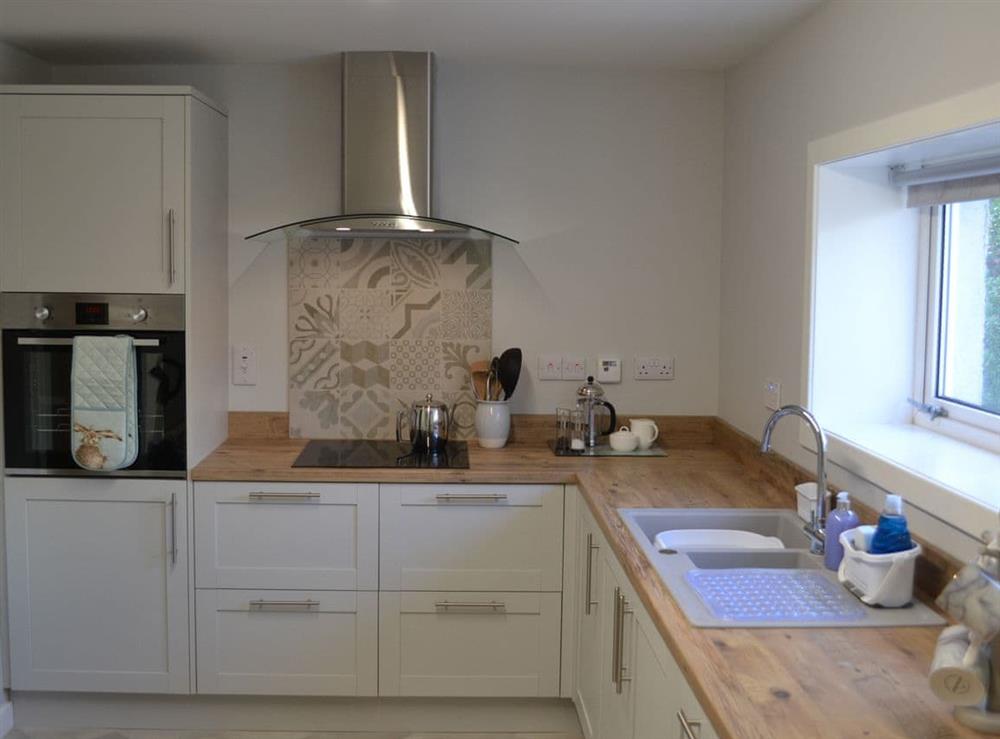 Kitchen at The Cottage @47 in Newmarket, Isle of Lewis, Outer Hebrides, Scotland