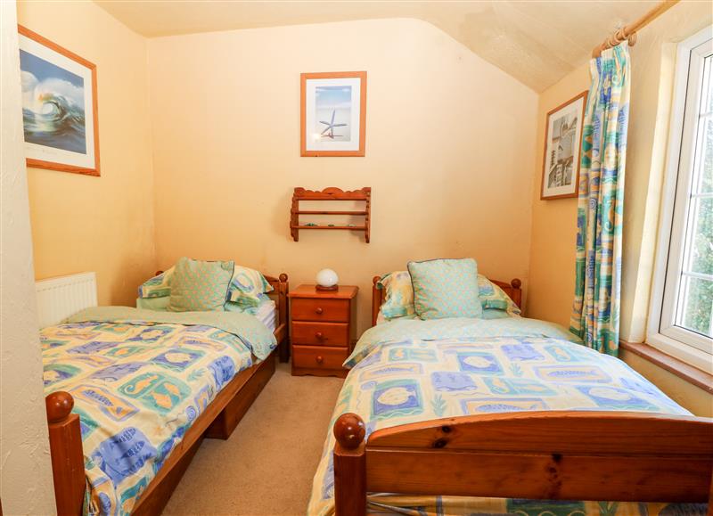 One of the bedrooms at The Cottage, Abersoch