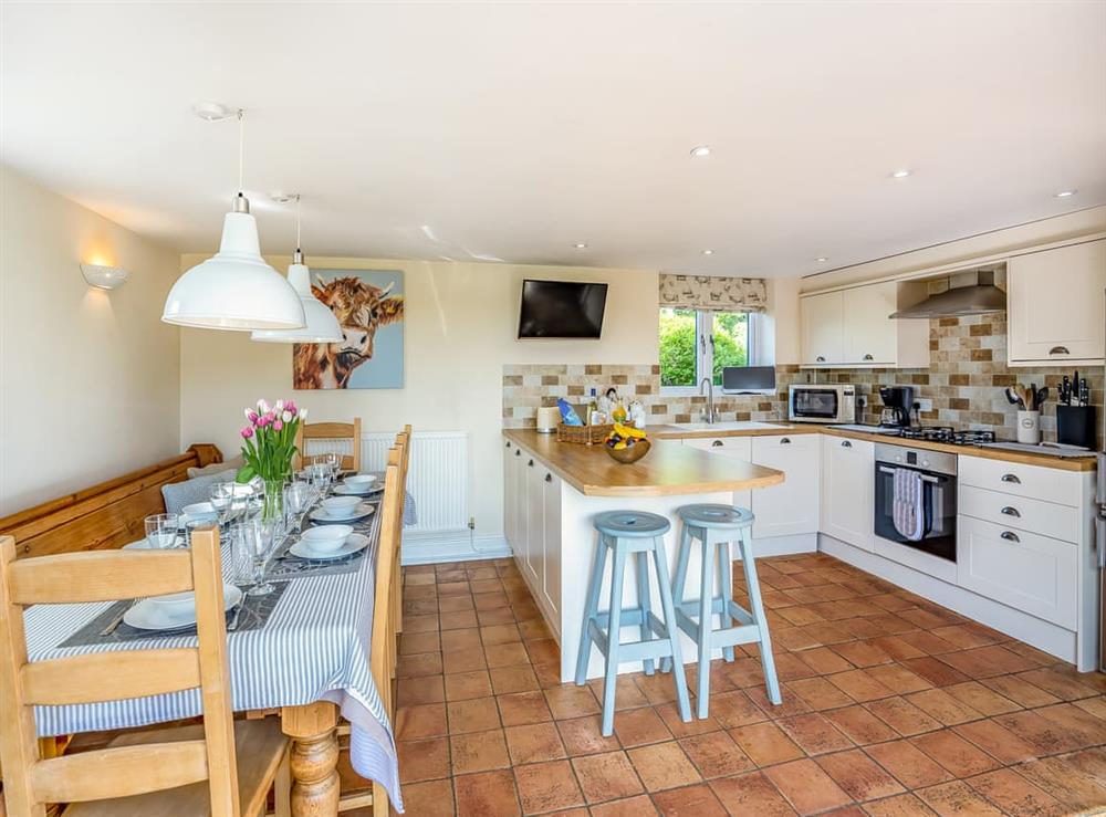 Kitchen/diner at The Cottage in Ashby Puerorum, near Horncastle, Lincolnshire