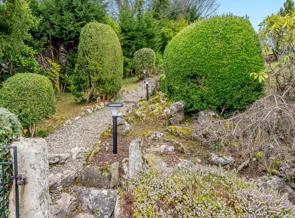 Garden at The Cottage at Breeze Hill in Carr Bank, near Arnside, Cumbria