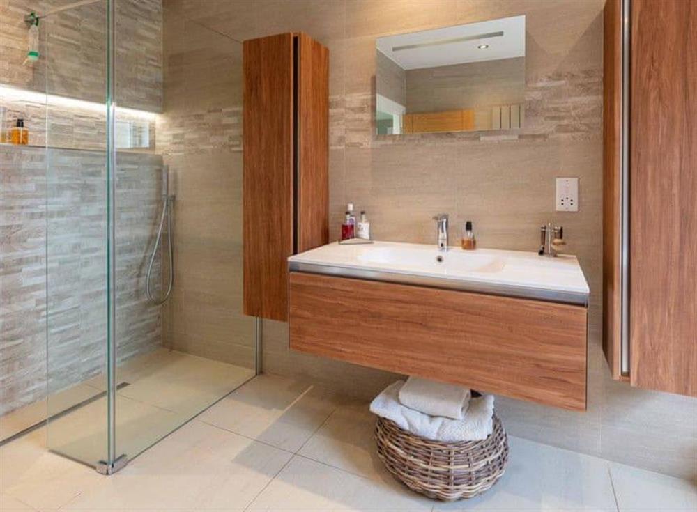 Shower room at The Cottage At Briarlea in Larkhall, Lanarkshire