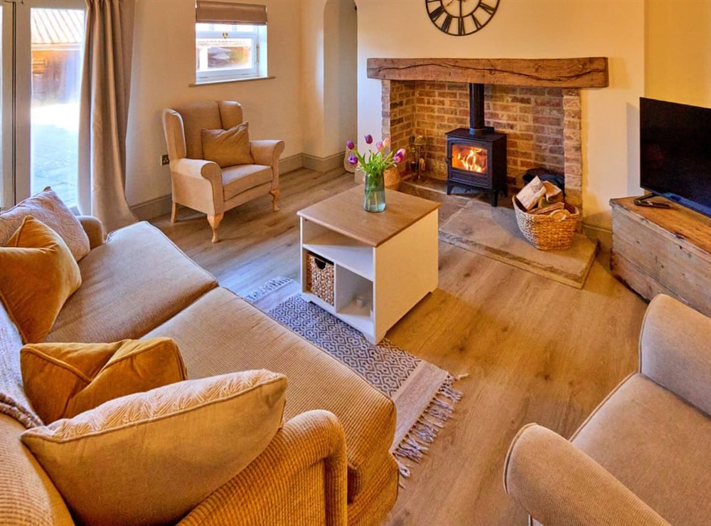 Living room at The Cottage at Rosehill in Horncastle, Lincolnshire