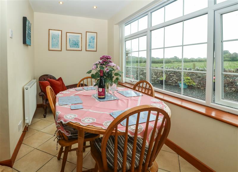 Dining room at The Cottage at Ty Newydd, Brynsiencyn