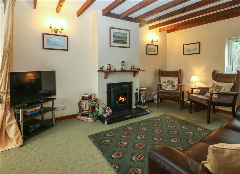 Enjoy the living room at The Cottage at Ty Newydd, Brynsiencyn