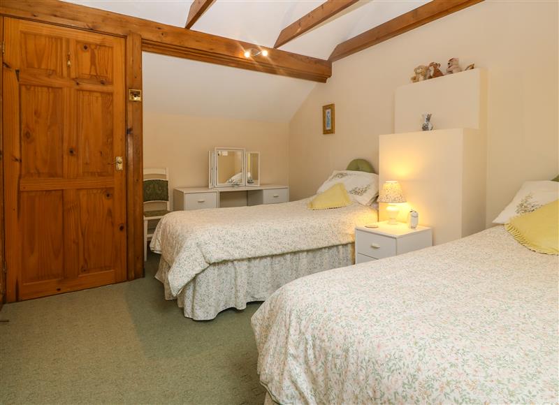One of the 2 bedrooms at The Cottage at Ty Newydd, Brynsiencyn
