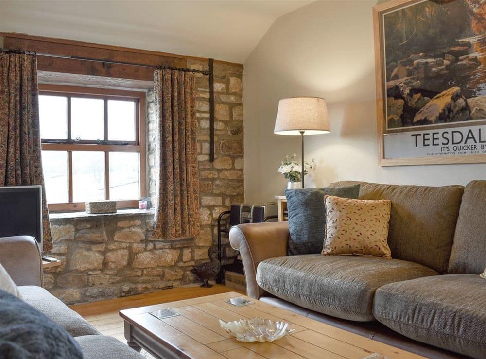 Comfortable living area at The Cottage at Wilson House in Barningham, near Richmond, North Yorkshire