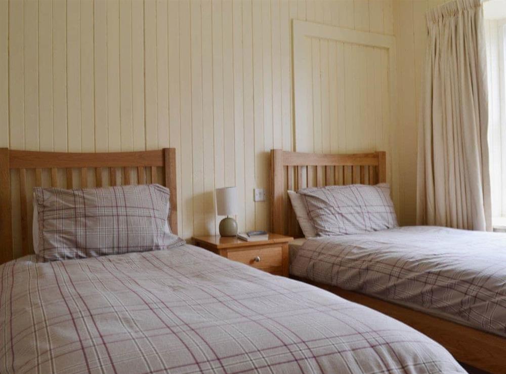 Twin bedroom at The Cottage in Bankfoot, near Dunkeld, Perthshire