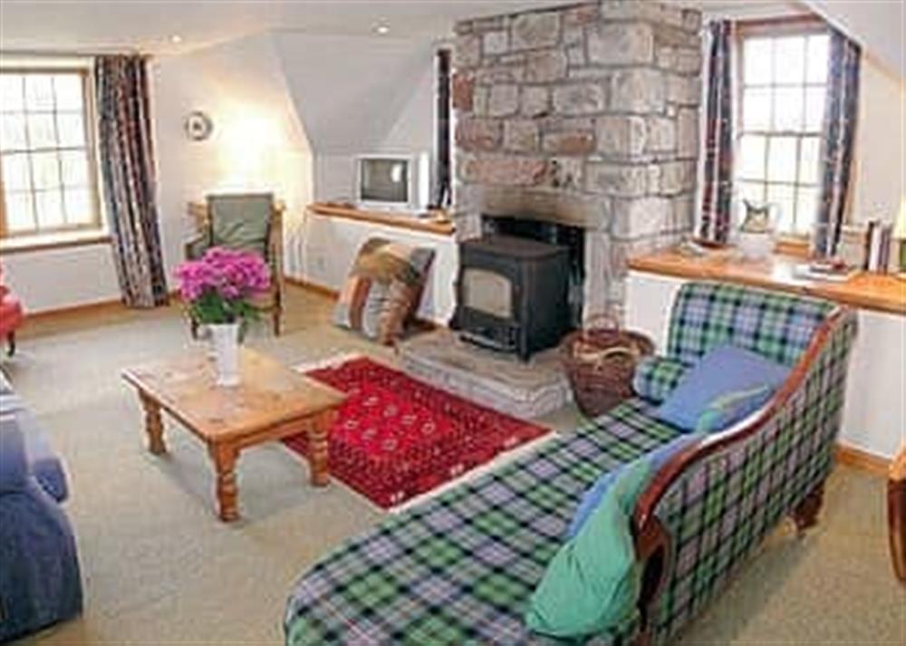 Living room at The Cottage in Bayfield, Nigg, Ross-Shire