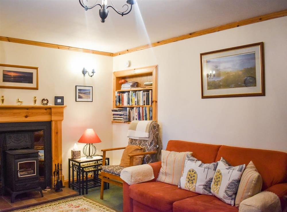 Living room at The Cottage in Braes, Isle Of Skye