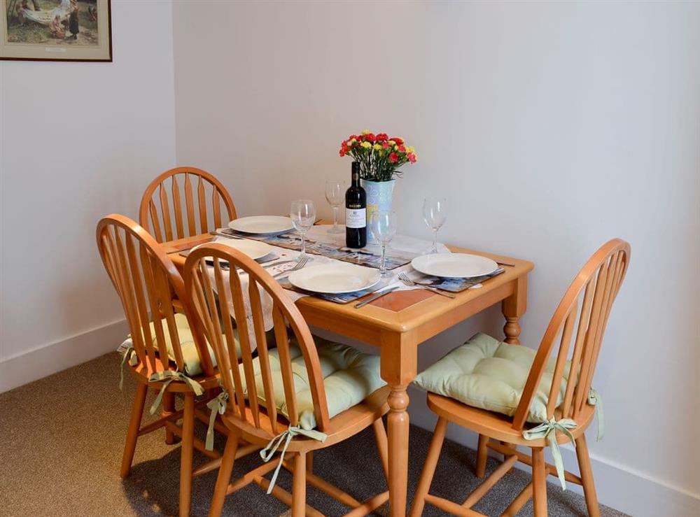 Dining room at The Cottage in Broadstairs, Kent, England