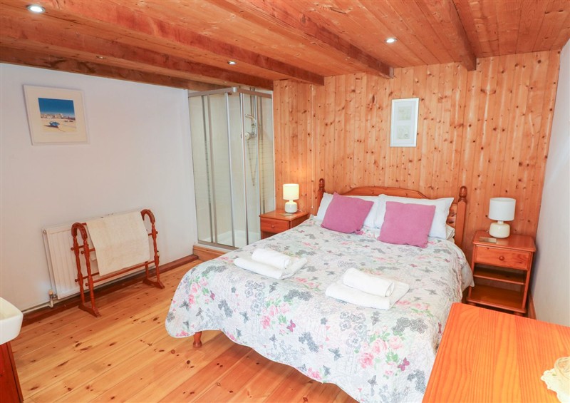 One of the bedrooms at The Cottage, Carbis Bay