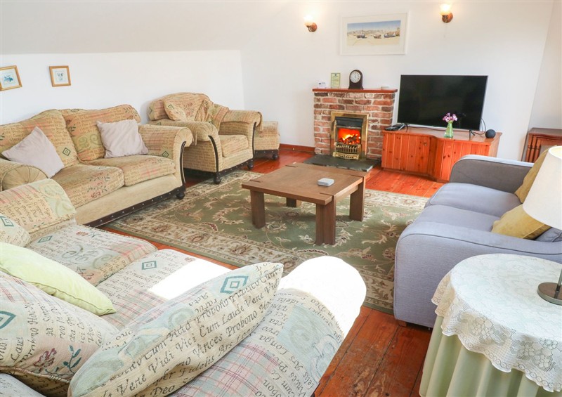 This is the living room at The Cottage, Carbis Bay
