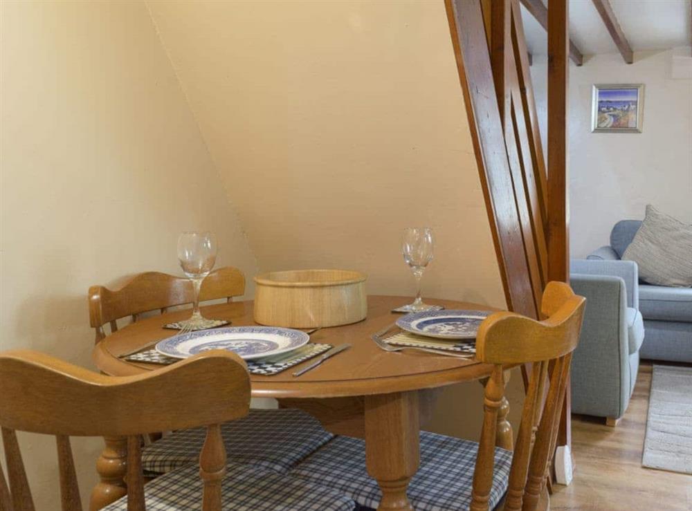 Convenient dining area at The Cottage in Cross Hands, near Carmarthen, Dyfed
