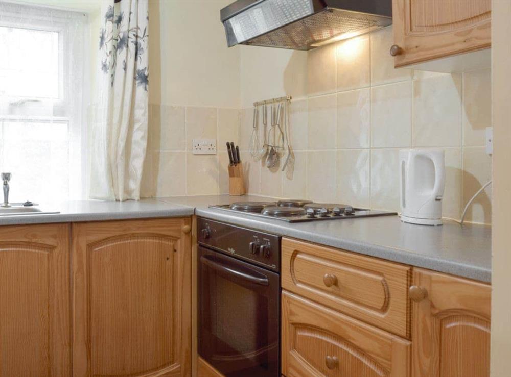 Well-equipped kitchen at The Cottage in Cross Hands, near Carmarthen, Dyfed