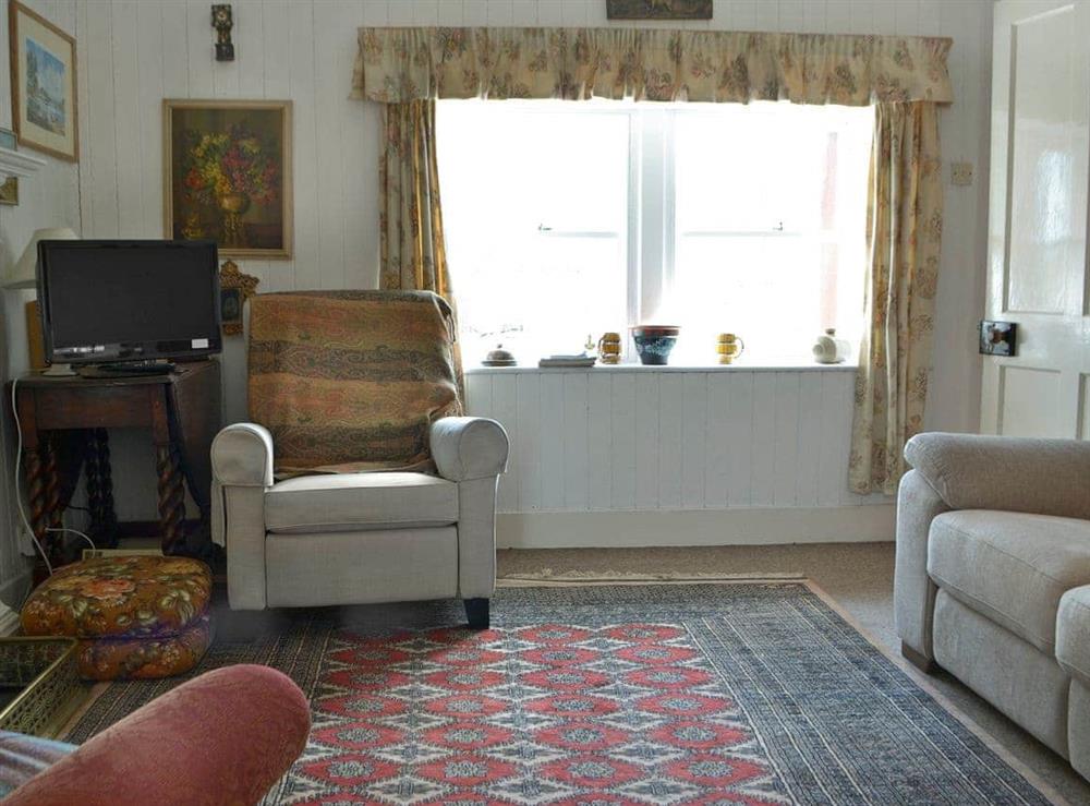 Living room at The Cottage in Drumbuie, Ross-Shire