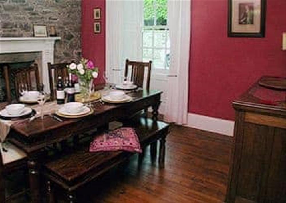 Dining room at The Cottage in Garlieston, Newton Stewart, Galloway., Dumfries and Galloway