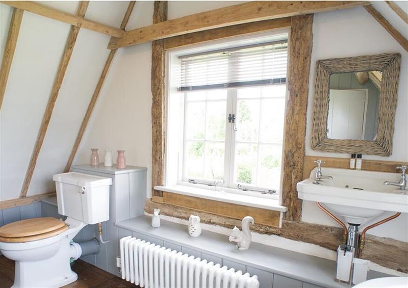 This is the bathroom at The Cottage, High Ash Farm, Peasenhall