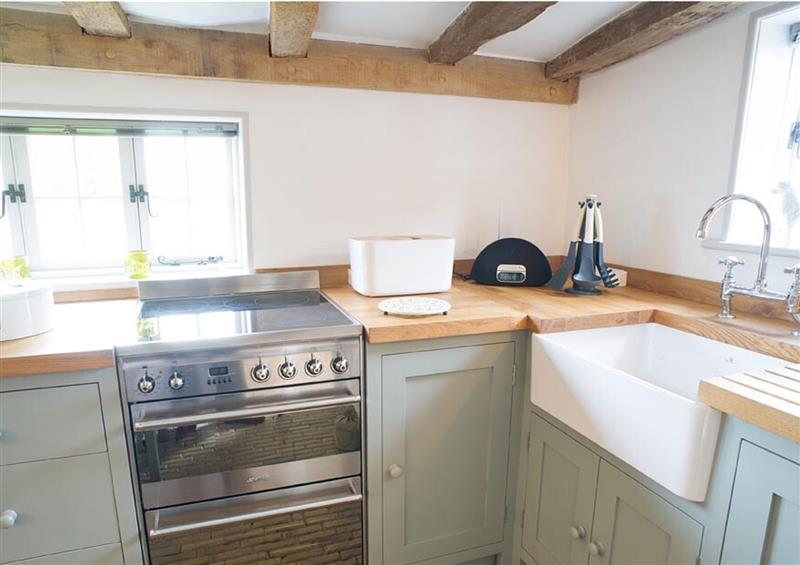 This is the kitchen at The Cottage, High Ash Farm, Peasenhall