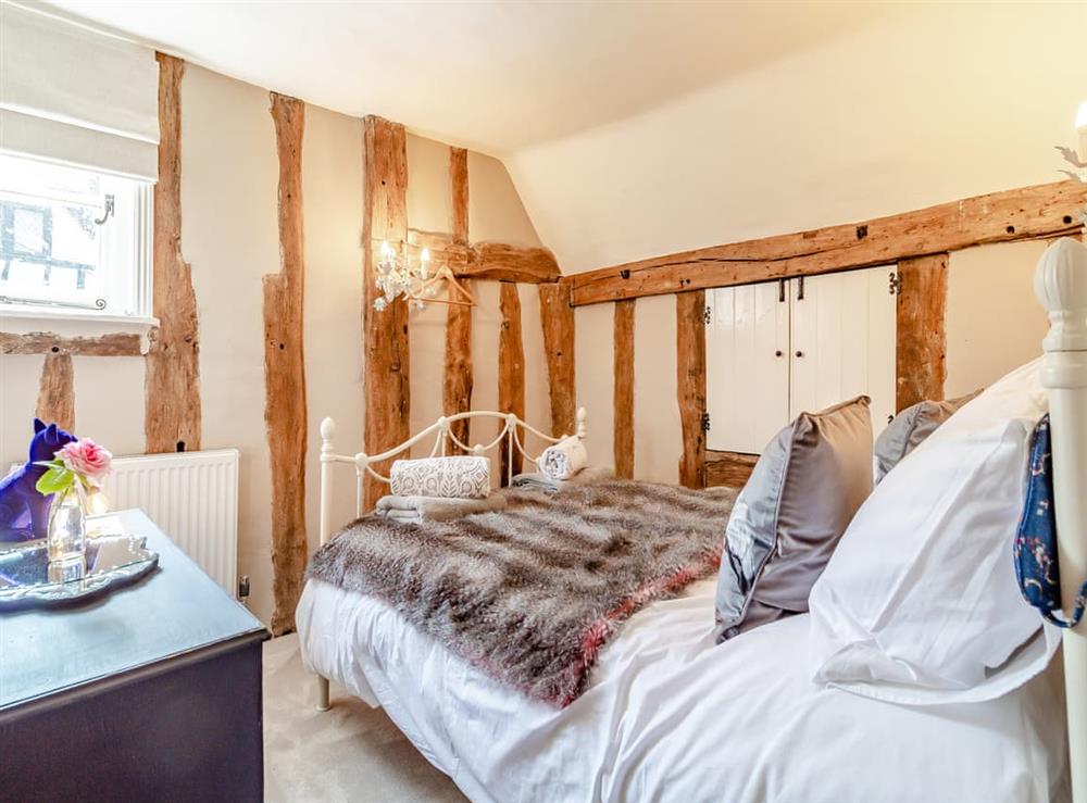Double bedroom at The Cottage in Lavenham, Suffolk