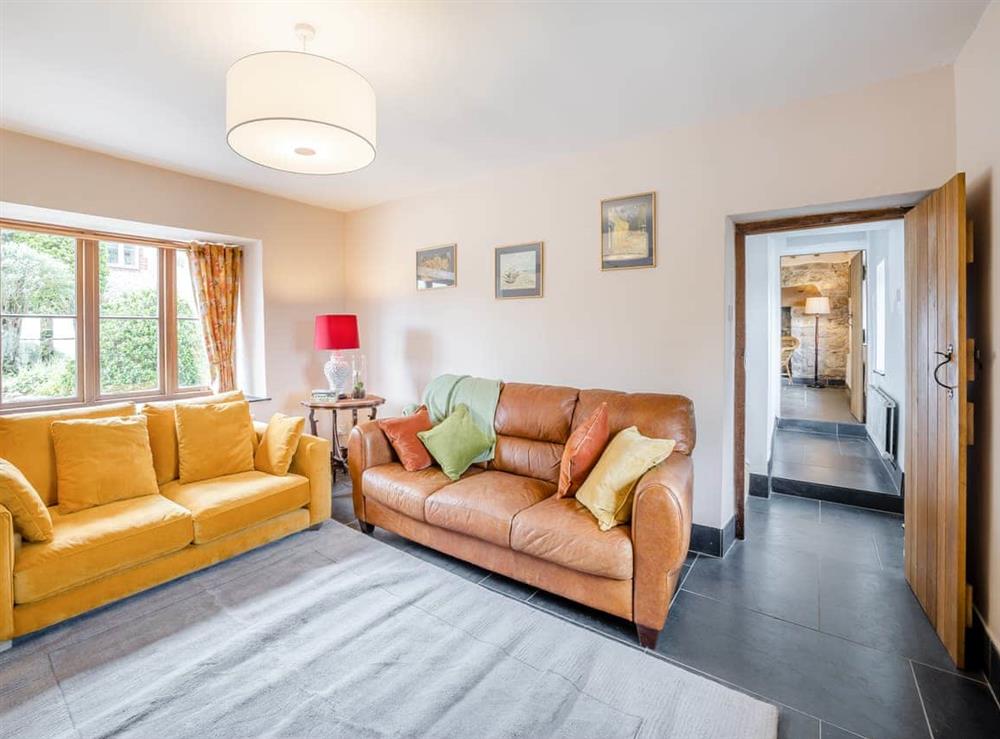 Living room at The Cottage in Llanfair Dyffryn, near Ruthin, Denbighshire