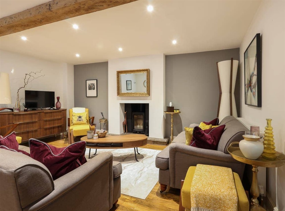 Living area at The Cottage in Malmesbury, Wiltshire