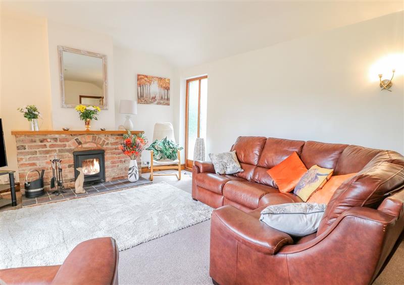 Relax in the living area at The Cottage, Mapperley near Ilkeston