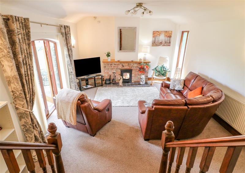 The living room at The Cottage, Mapperley near Ilkeston