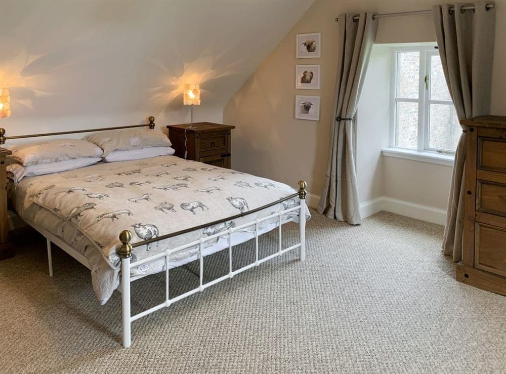 Double bedroom at The Cottage in Methven, near Perth, Perthshire