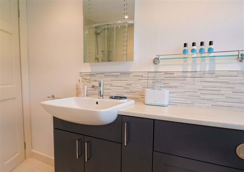 This is the bathroom at The Cottage Middle Westwater, Westwater Nr Axminster