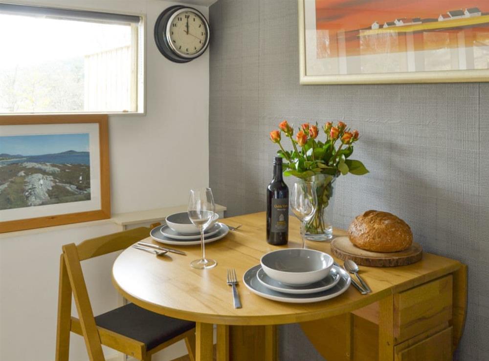 Convenient dining area within kitchen at The Cottage in Milton, near Drumnadrochit, Highlands, Inverness-Shire