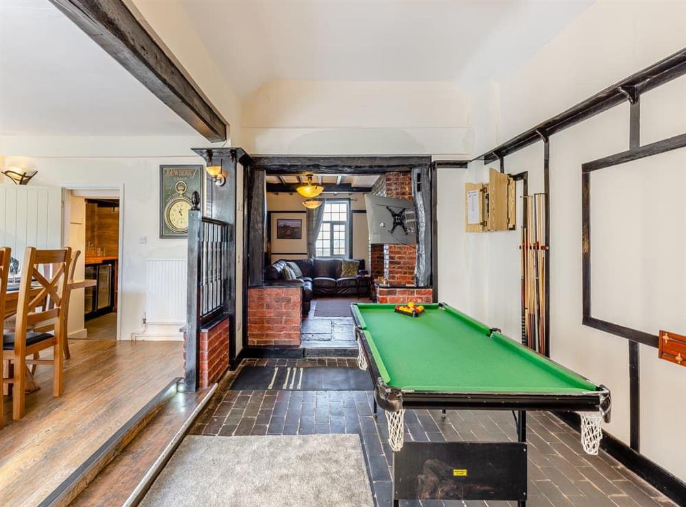 Games room at The Cottage in Montgomery, Powys