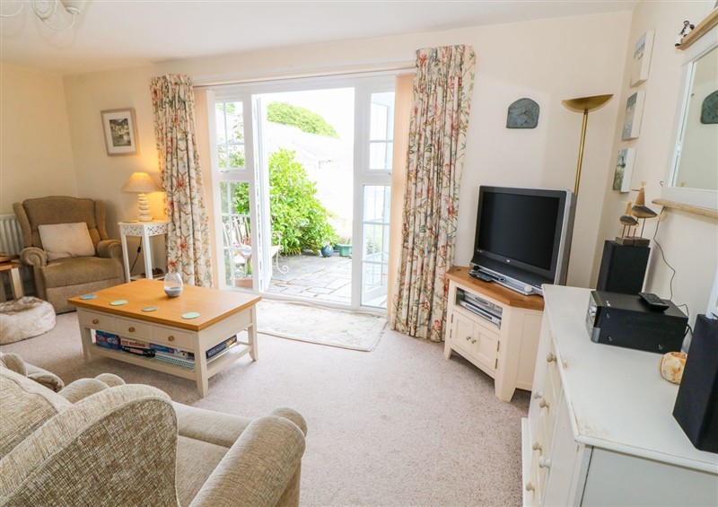 Enjoy the living room at The Cottage On The Green, Porthmadog