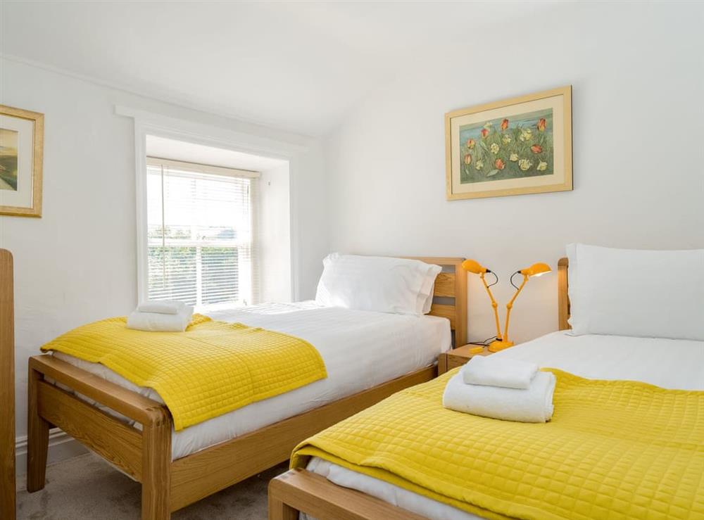 Comfy twin bedroom at The Cottage in Pateley Bridge, near Harrogate, North Yorkshire