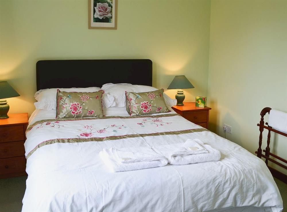 Double bedroom at The Cottage in Poolewe, near Gairloch, Ross-Shire