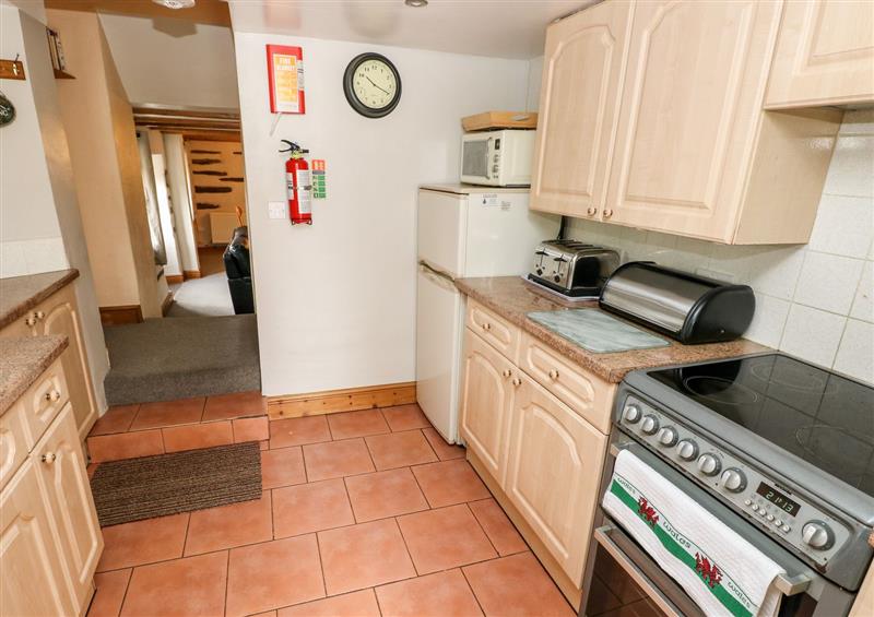 This is the kitchen at The Cottage, Rhydlewis near Brynhoffnant